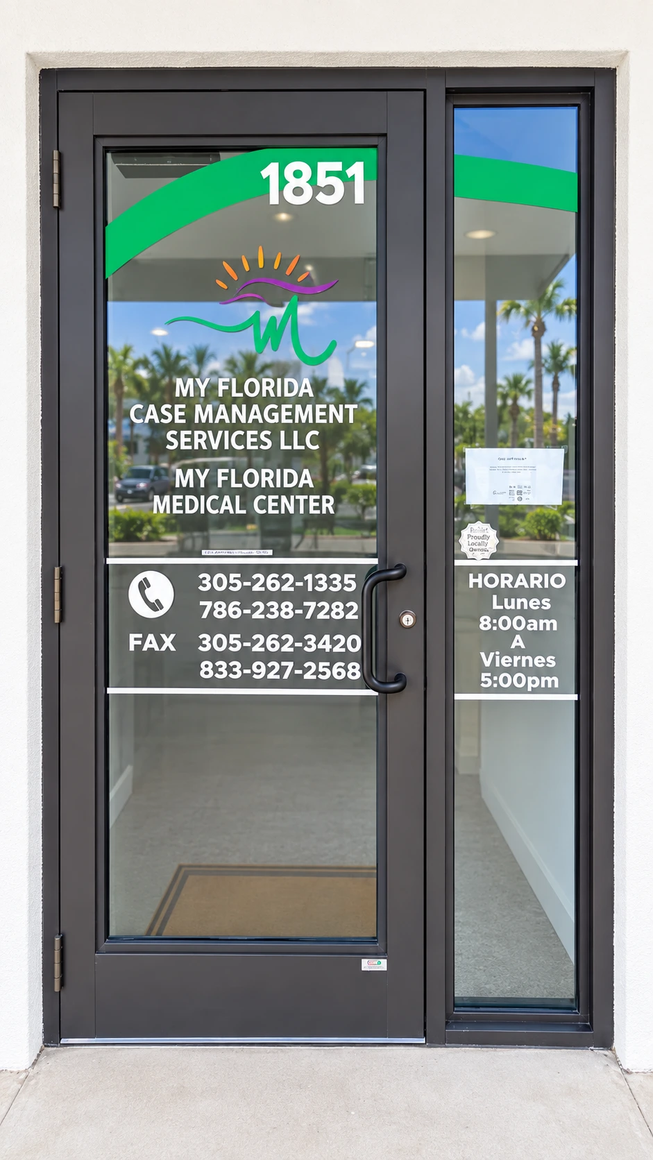Entrada de My Florida Medical Centers en 1851 N Krome Avenue